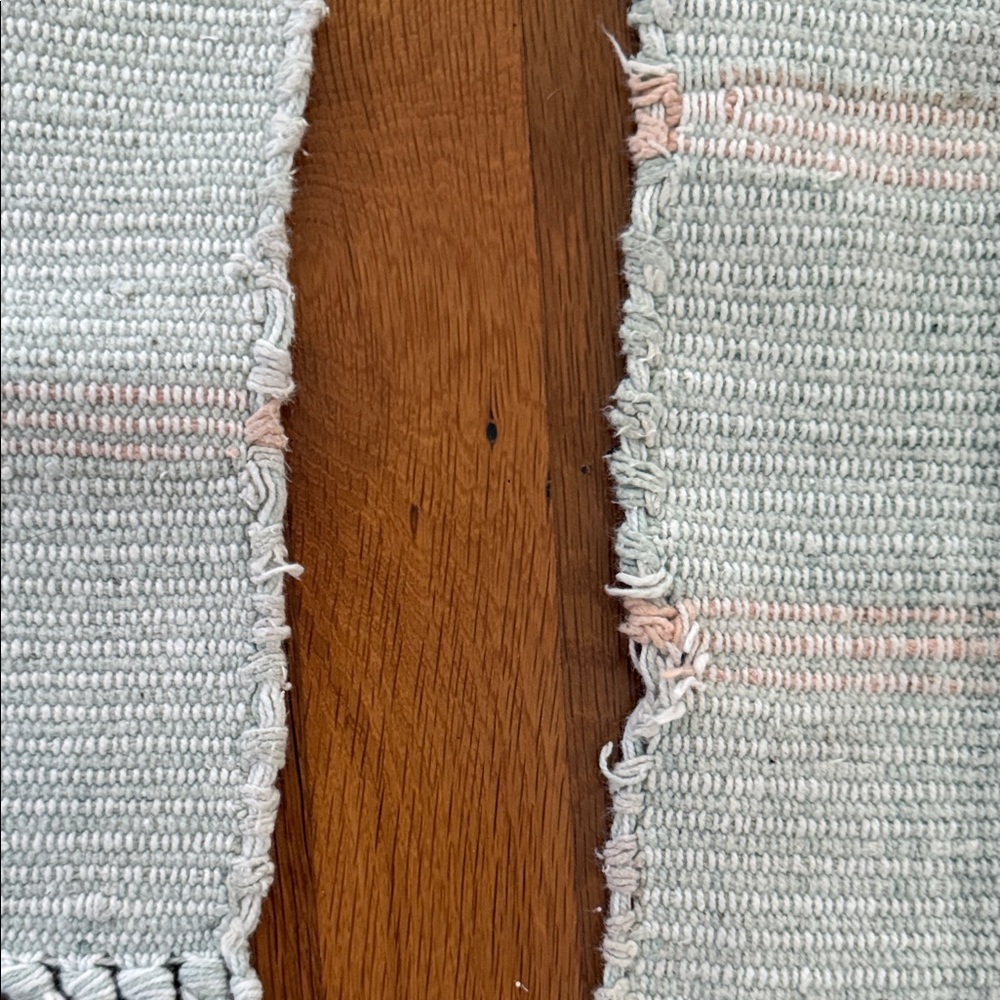 Woven Fringe Throw Rugs - Picture 5 of 7